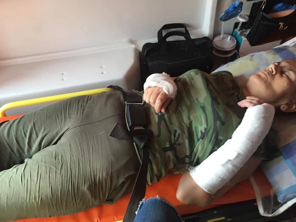 Jurnalistlərin binasında bədbəxt hadisə - FOTO