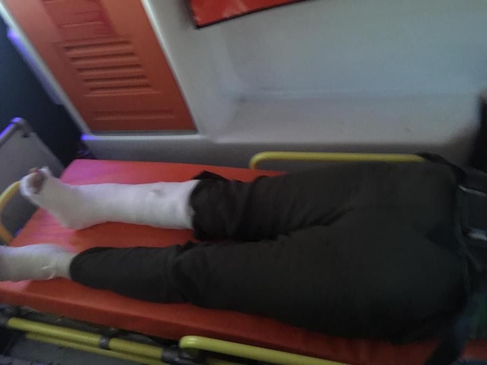 Jurnalistlərin binasında bədbəxt hadisə - FOTO