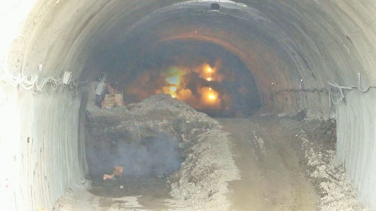 Murovdağ tunelinin inşasından  FOTOLAR