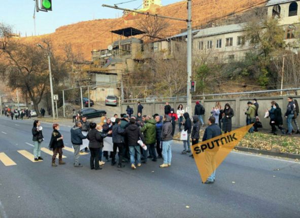 İrəvanda yenə aksiyalar keçirilir - FOTOLAR