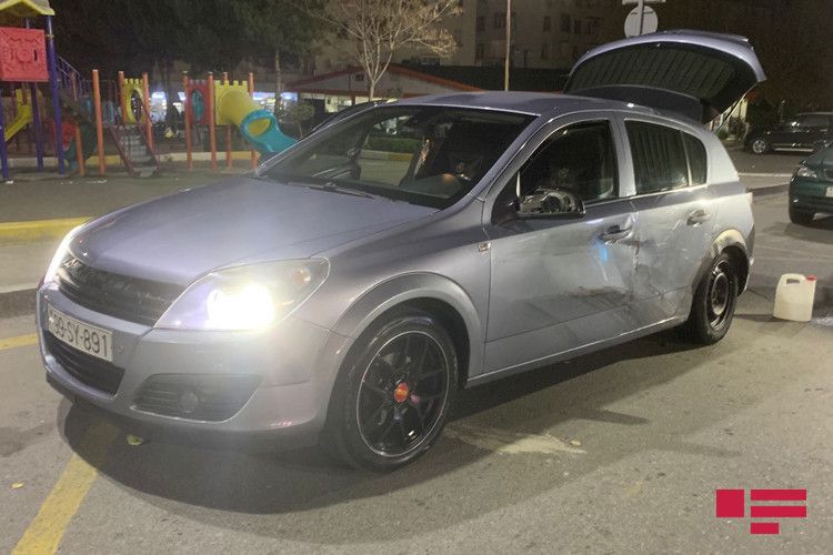 Masazırda qəza: sərxoş youtuber qadın avtomobili qaçırdı - FOTO