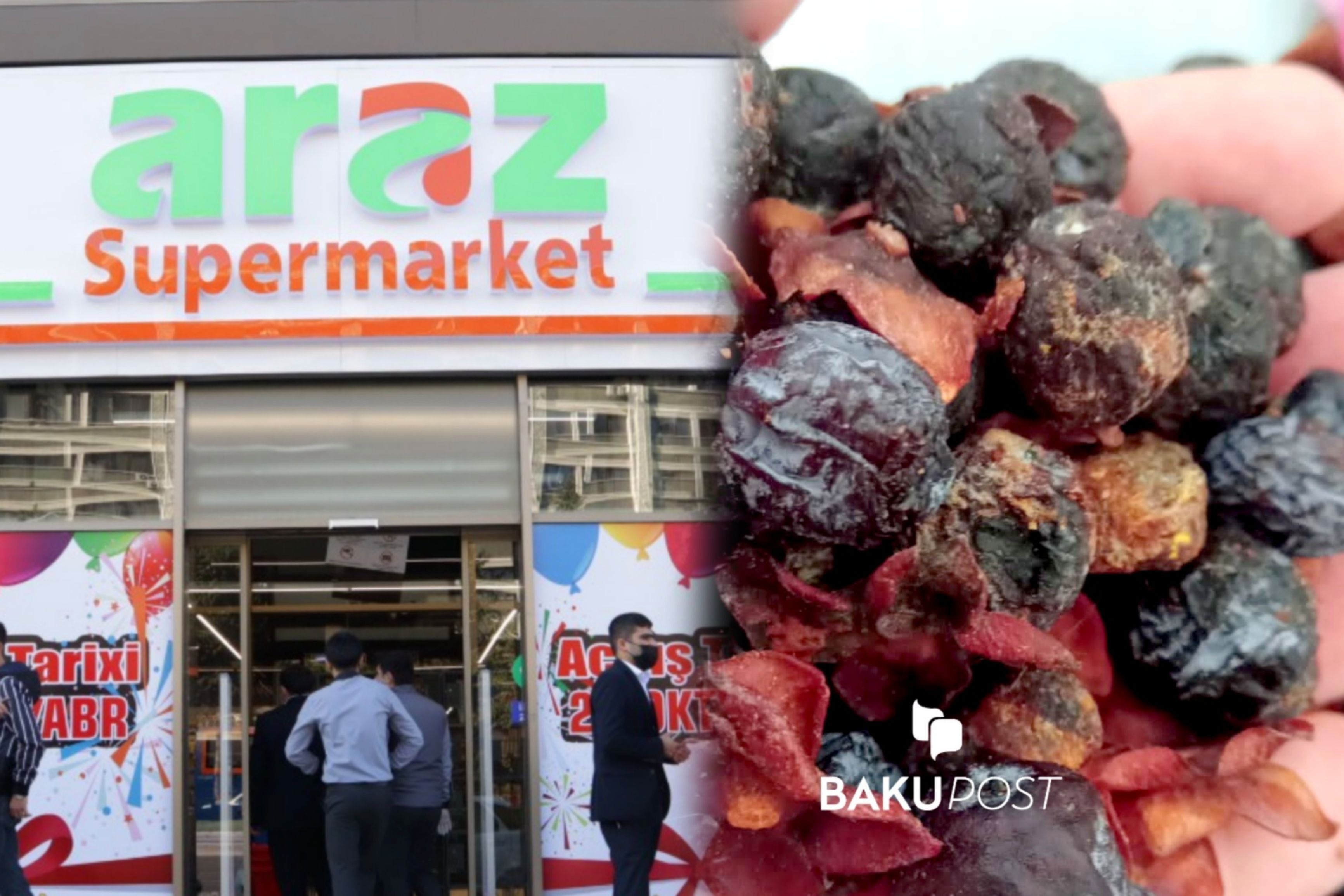 Araz marketdə Novruz “sürprizi” - Kifli, çürük xurmaları satışa niyə çıxarırlar? - FOTO