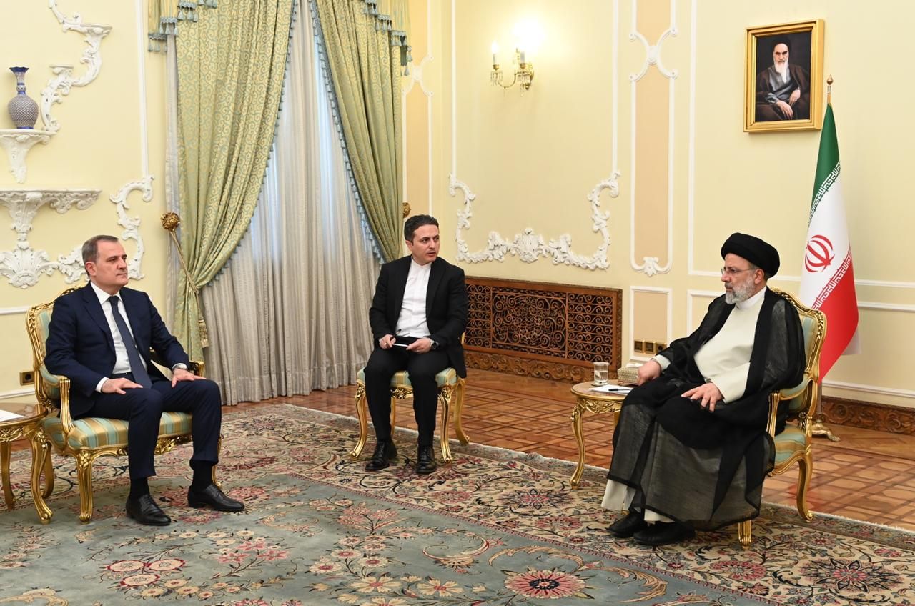 İran Prezidenti Ceyhun Bayramovu qəbul etdi - FOTO 