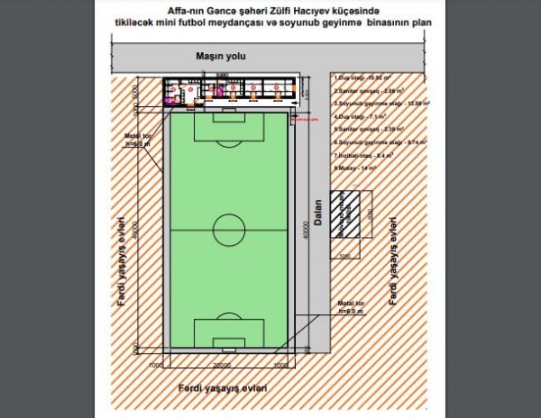 Azərbaycanda daha bir tender yeyintisi: sanitar qovşağı olmayan stadion - FOTOLAR 