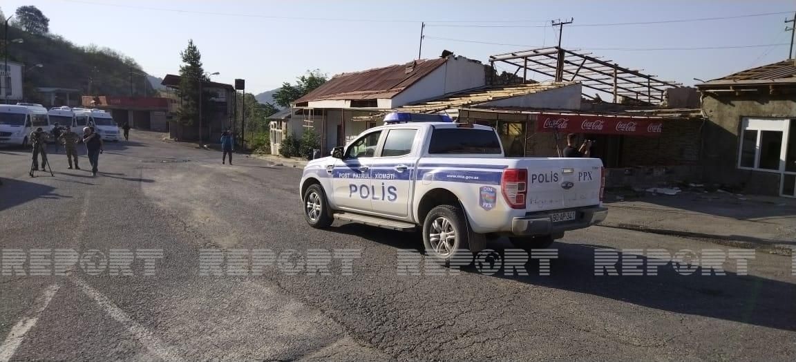 Jurnalistlər Laçında - FOTO 