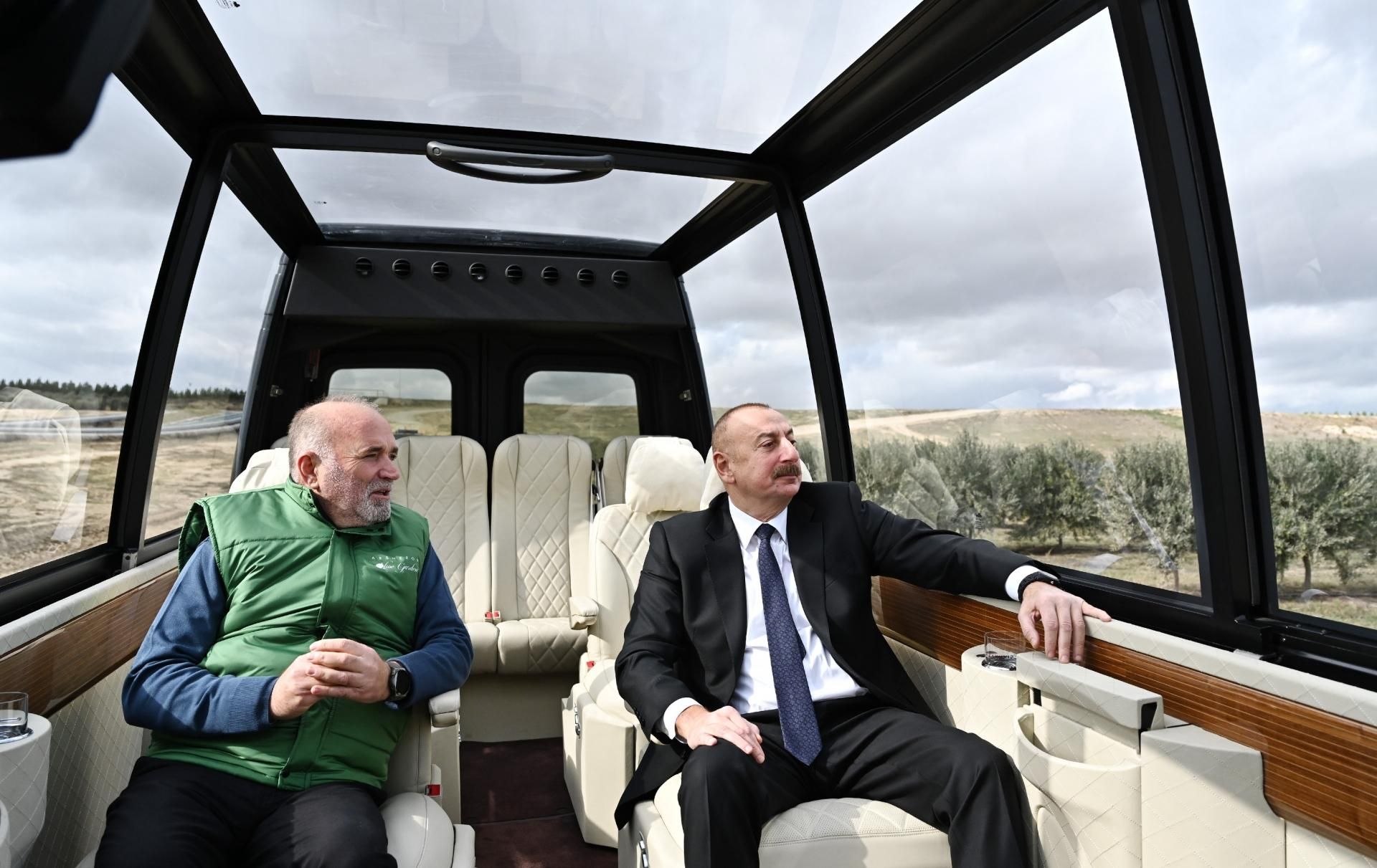 Prezident zeytun zavodunun açılışında - YENİLƏNİB - FOTO