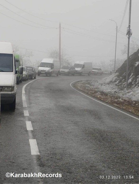 Laçın dəhlizi bağlandı - FOTO