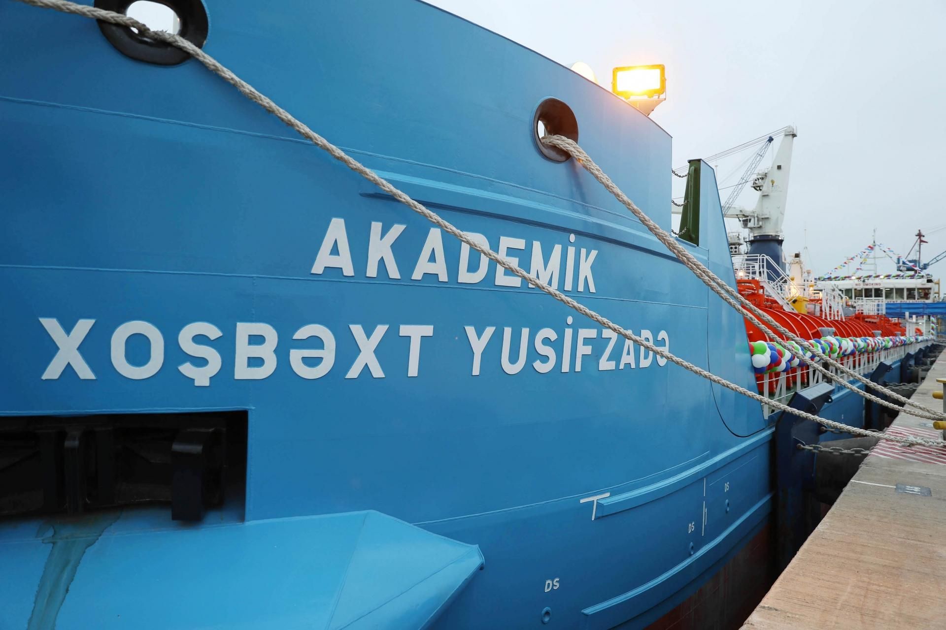 “Akademik Xoşbəxt Yusifzadə” tankeri istismara verildi -  Yenilənib-FOTO