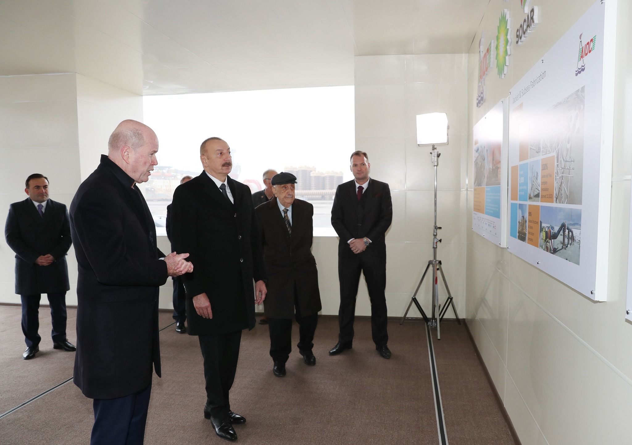 İlham Əliyev “Azəri-Mərkəzi-Şərqi” platformasının dayaq blokunun dənizə yola salınması mərasimində - Yenilənib-FOTO İlham Əliyev “Azəri-Mərkəzi-Şərqi” platformasının dayaq blokunun dənizə yola salınması mərasimində - Yenilənib-FOTO