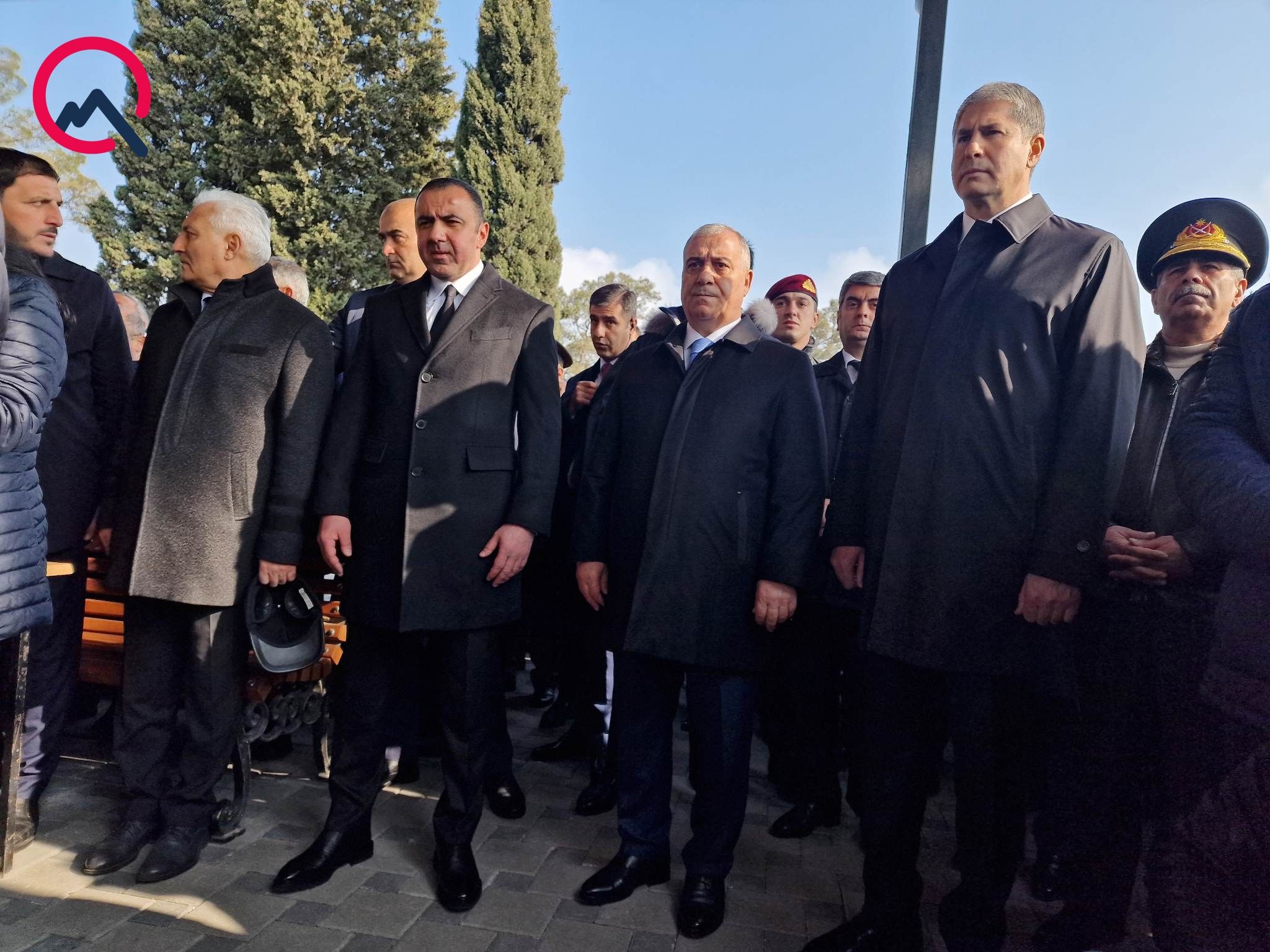 Nazirlər Orxan Əsgərovun dəfnində - FOTO