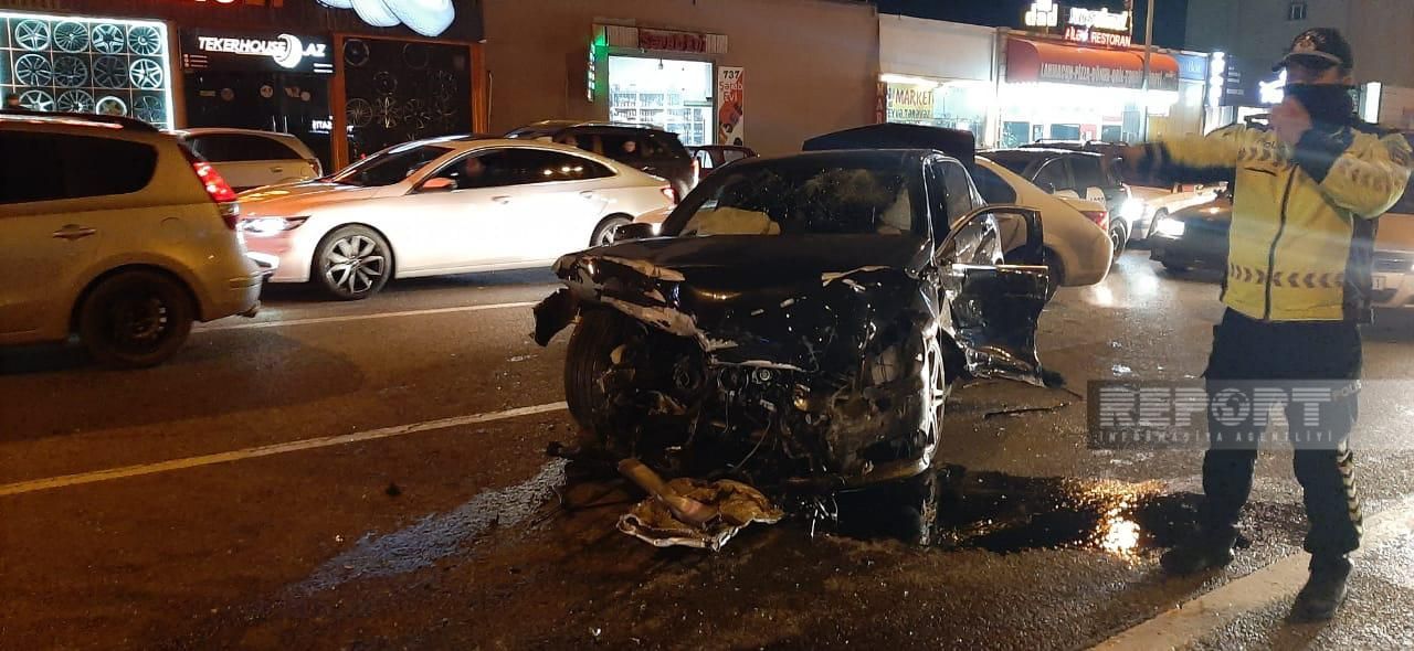 Bakıda zəncirvari yol qəzası: ölən və yaralananlar var -  FOTOLAR