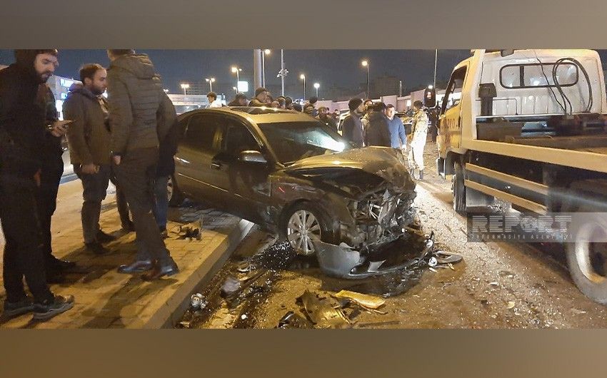 Bakıda zəncirvari yol qəzası: ölən və yaralananlar var -  FOTOLAR