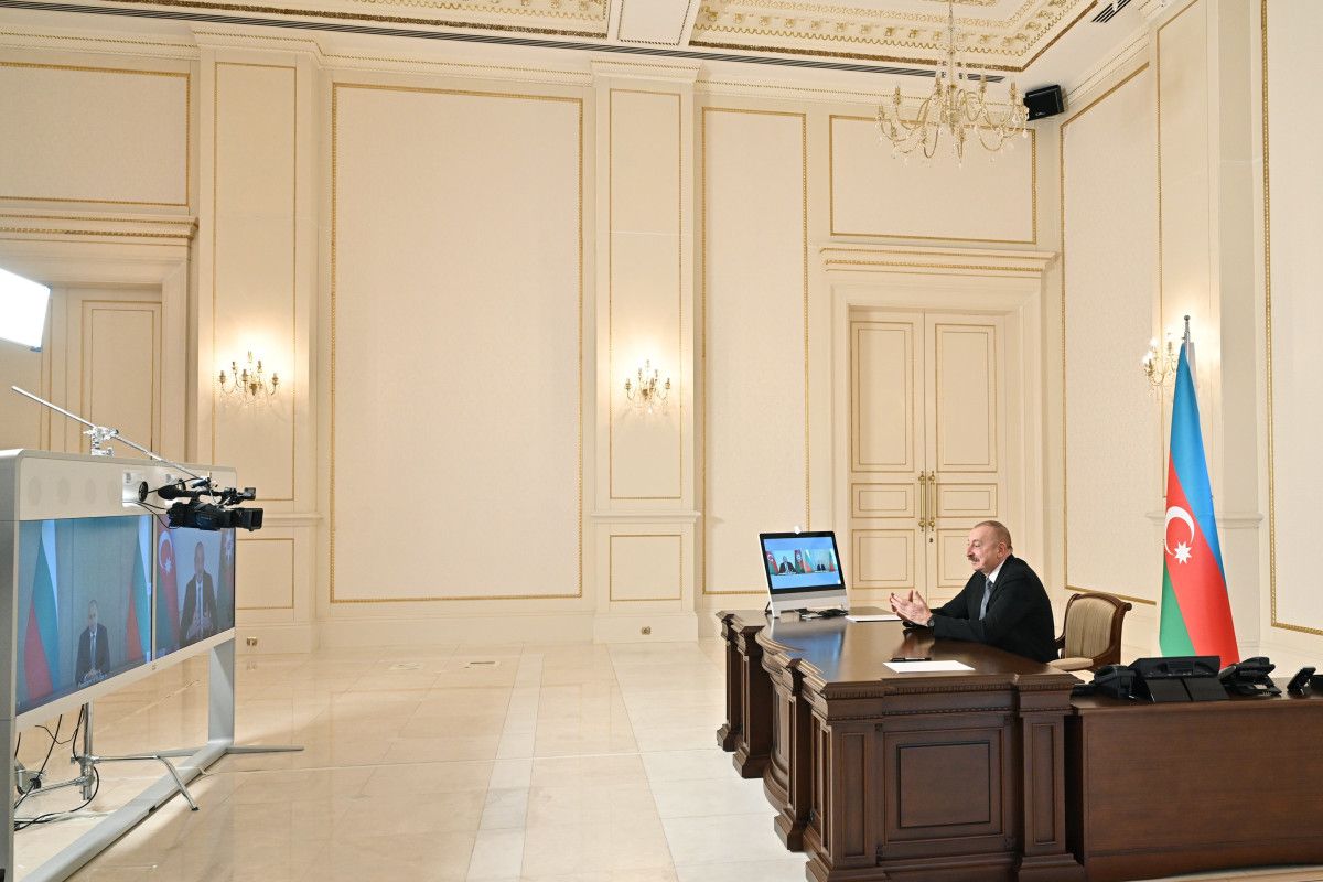 İlham Əliyev Bolqarıstan Prezidenti ilə onlayn görüşdü -  Yenilənib-FOTO
