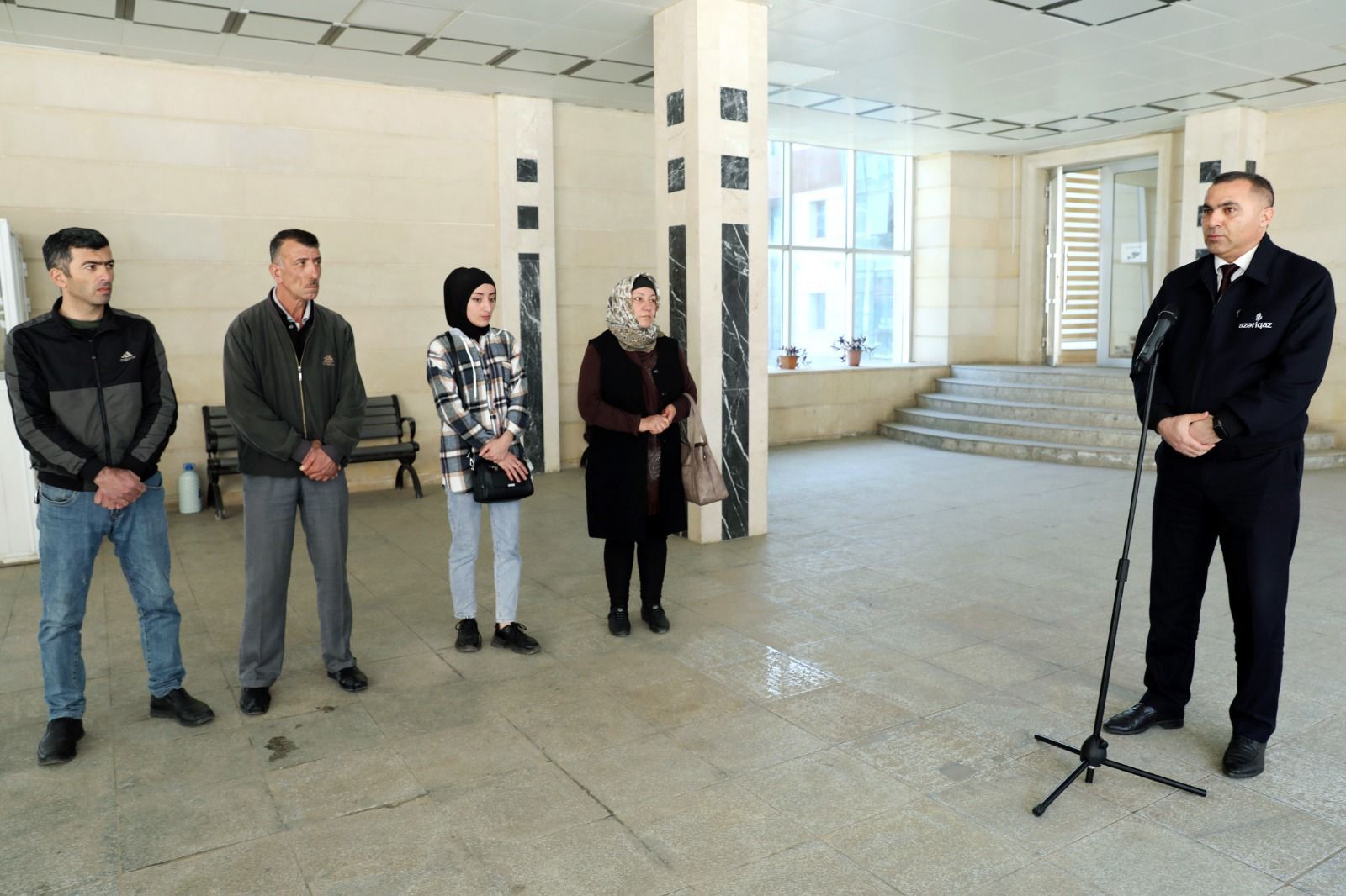 Liman şəhərinin sakinləri "Açıq mikrofon"da -  FOTO