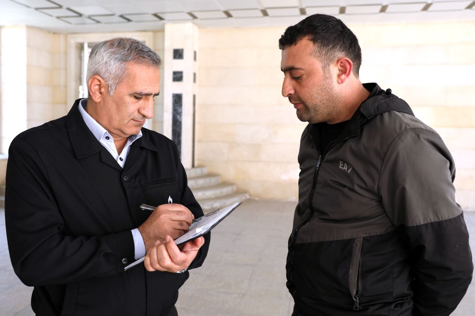 Liman şəhərinin sakinləri "Açıq mikrofon"da -  FOTO