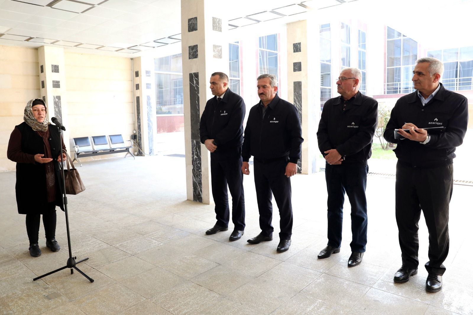 Liman şəhərinin sakinləri "Açıq mikrofon"da -  FOTO