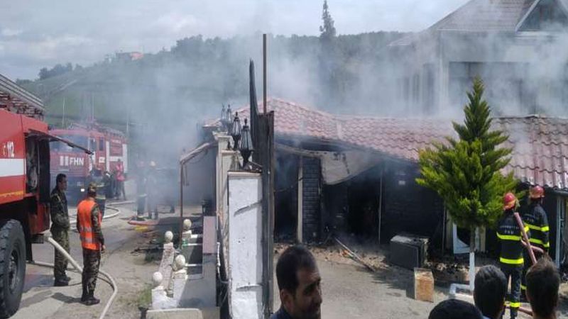 Misir Mərdanovun qardaşının istirahət mərkəzi yandı - FOTO 