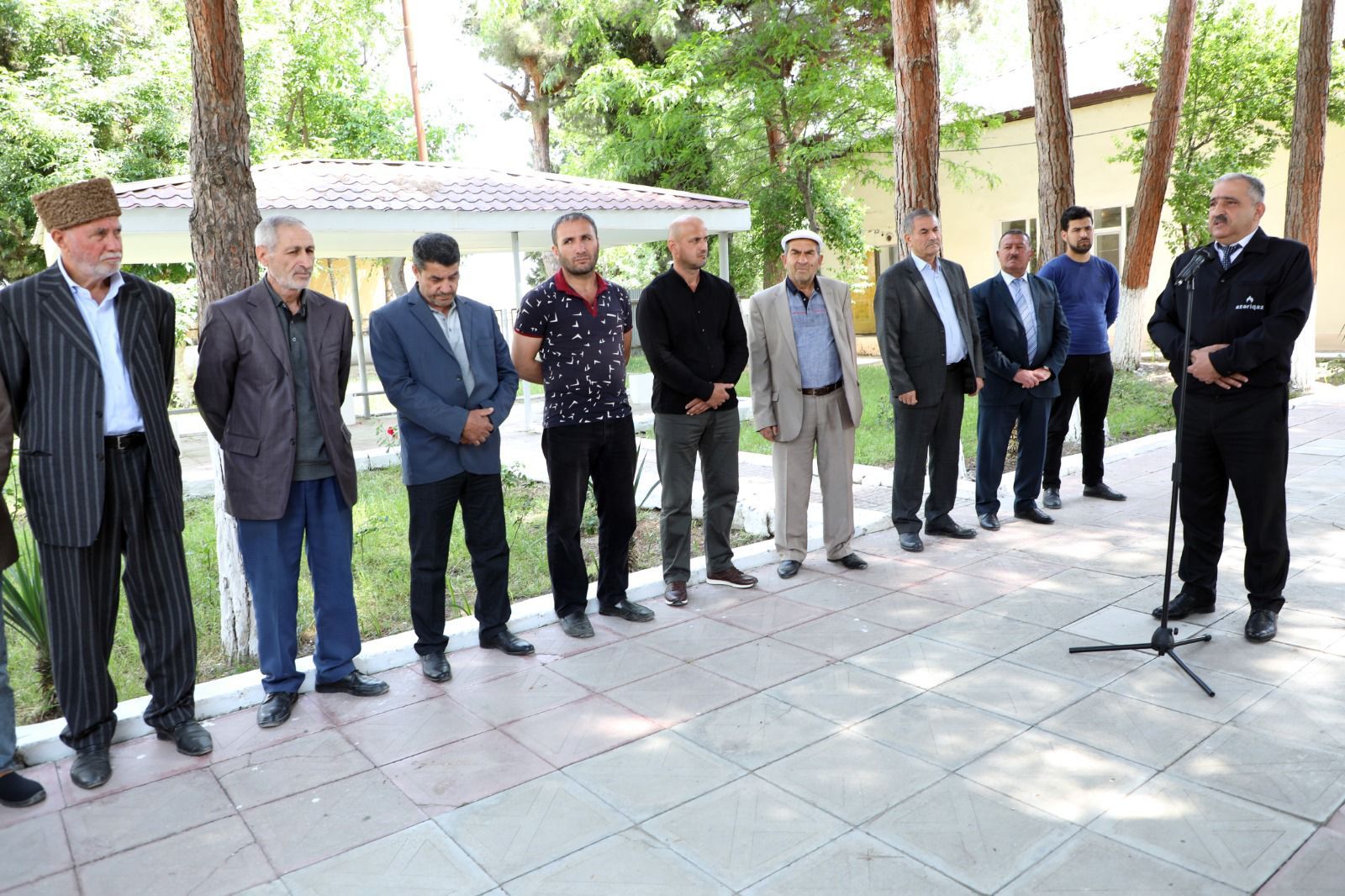 Hacıqəhrəmanlı qəsəbəsinin sahibkarları "Açıq mikrofon"da -  FOTO