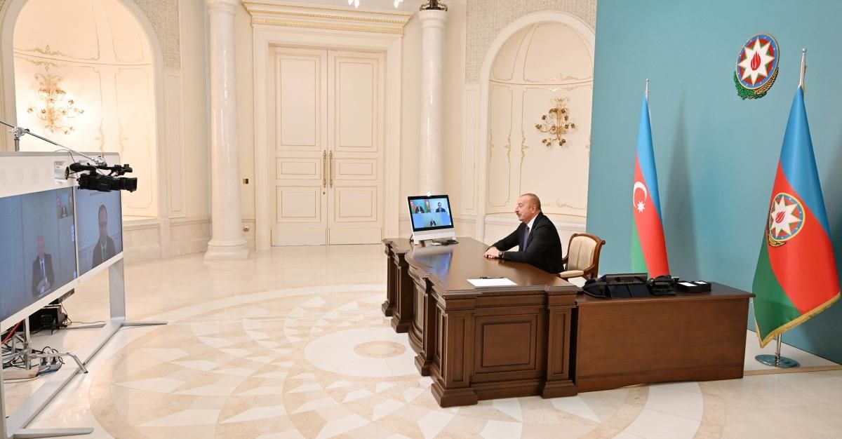 Prezident israilli naziri onlayn qəbul etdi 
