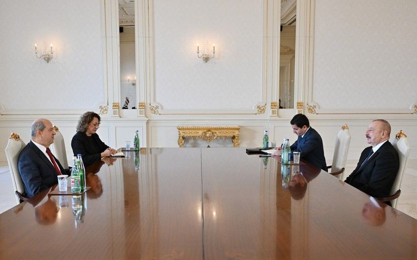 İlham Əliyev Ersin Tatarı qəbul etdi -  FOTO