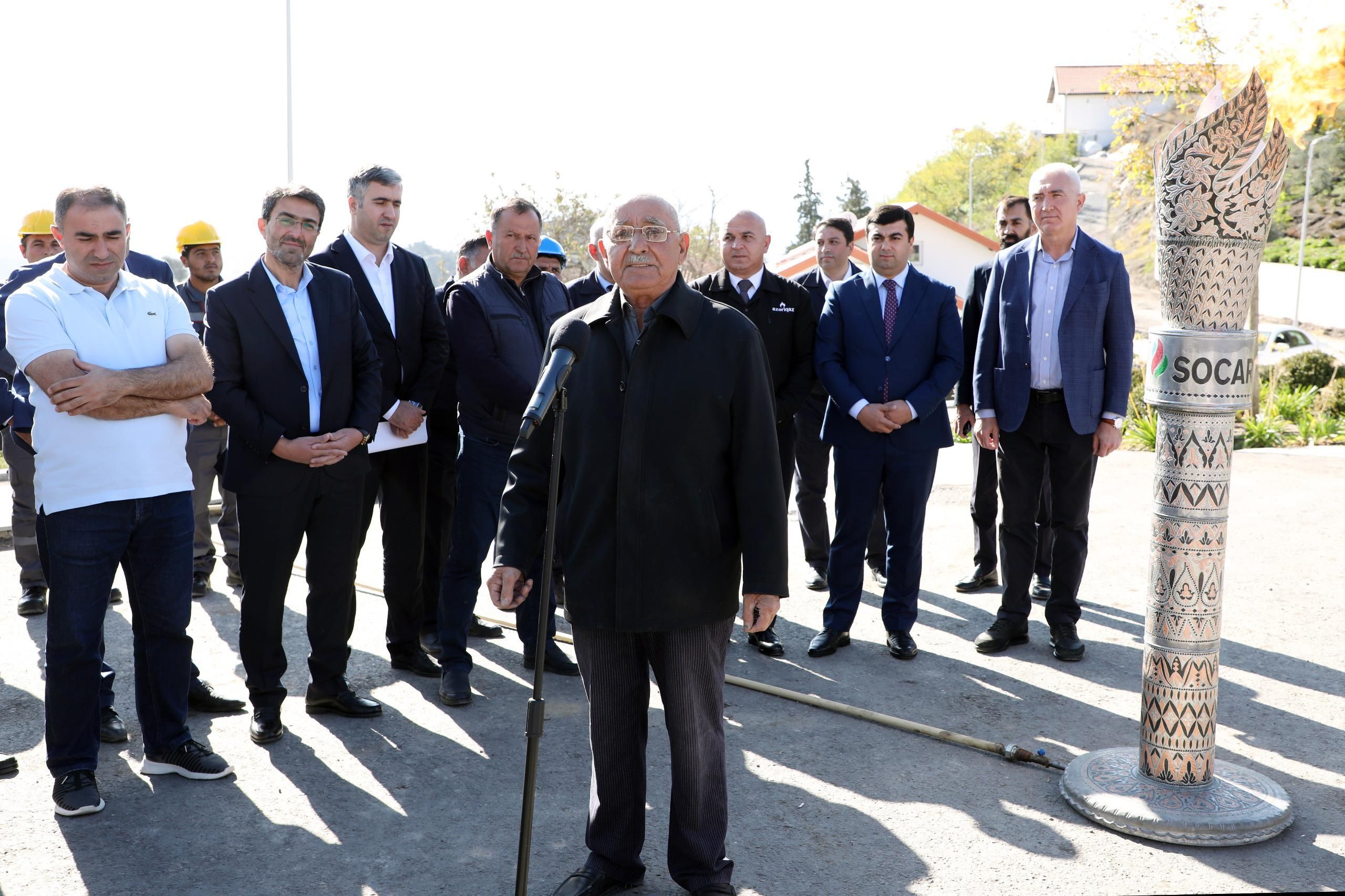 Laçında 150 ev təbii qazla təmin edildi - FOTO 