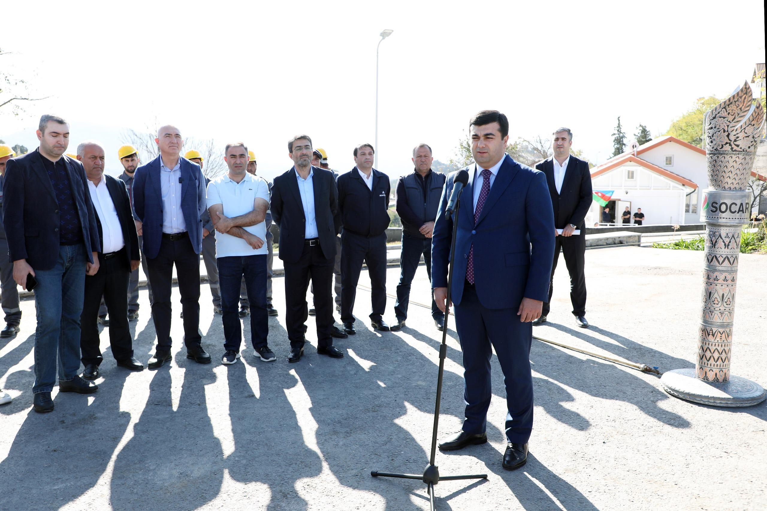 Laçında 150 ev təbii qazla təmin edildi - FOTO 