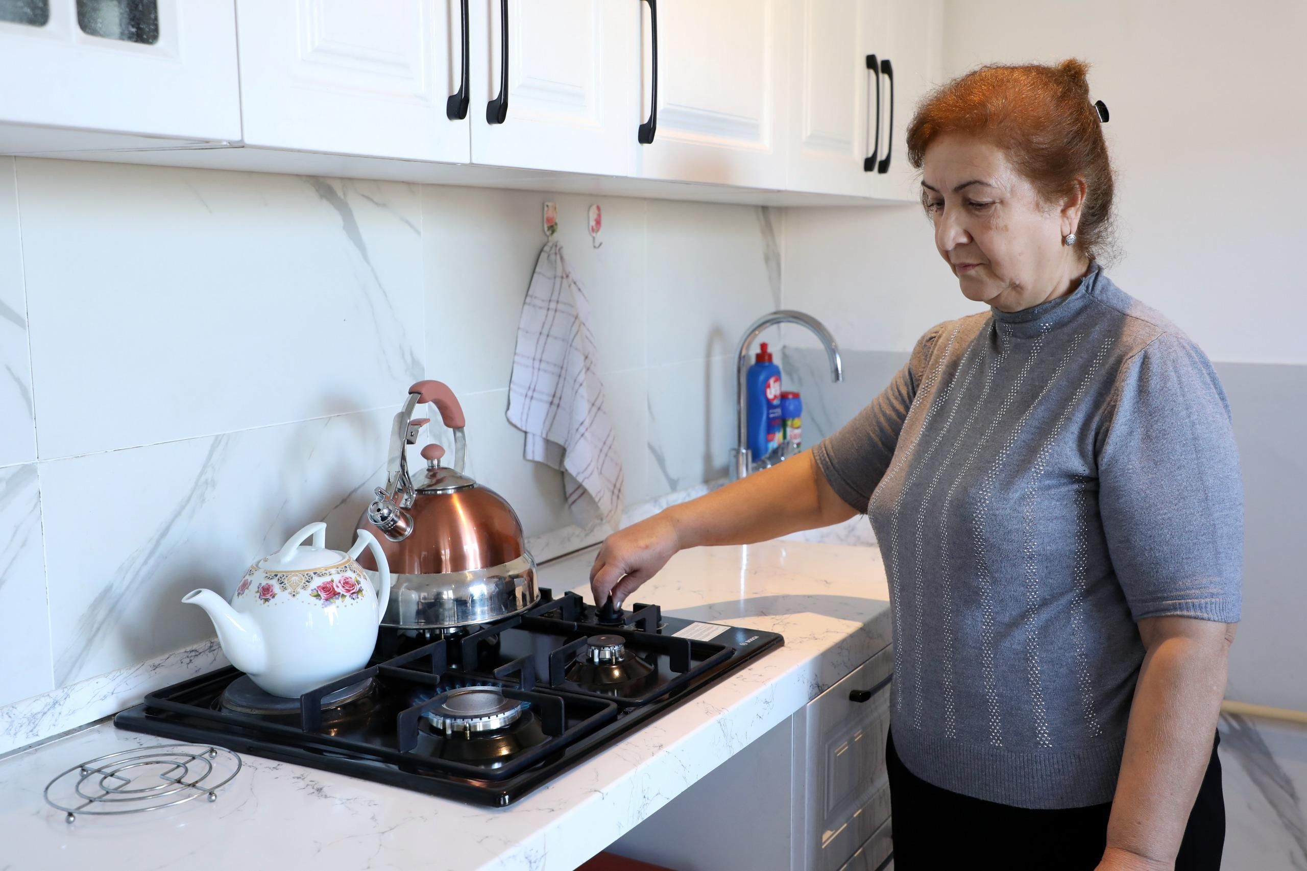 Laçında 150 ev təbii qazla təmin edildi - FOTO 