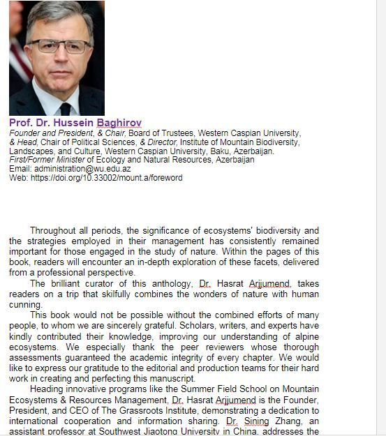 Hüseyn Bağırovun məqaləsi Kanadada kitabın ön sözü kimi dərc edildi - FOTO