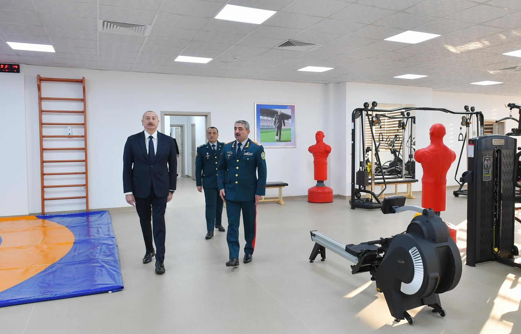 Prezident DSX-nin yeni hərbi hospital kompleksinin açılışında -  Yenilənib-FOTO
