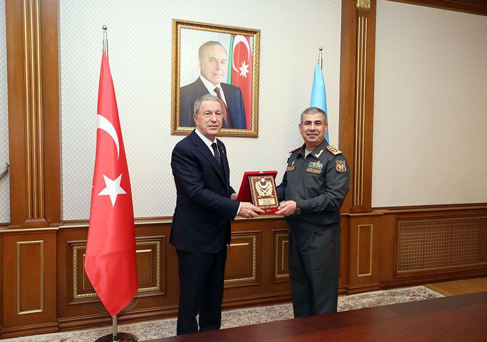 Zakir Həsənov Hulusi Akarla görüşdü -  FOTO