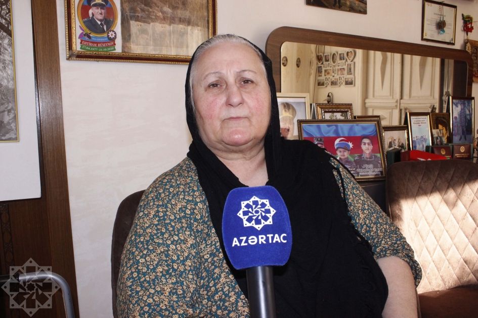 Şəhid anası evdə səs verdi -  FOTO