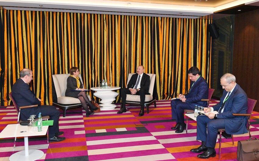 Prezident Avropa Yenidənqurma və İnkişaf Bankının prezidenti ilə görüşdü -  FOTO