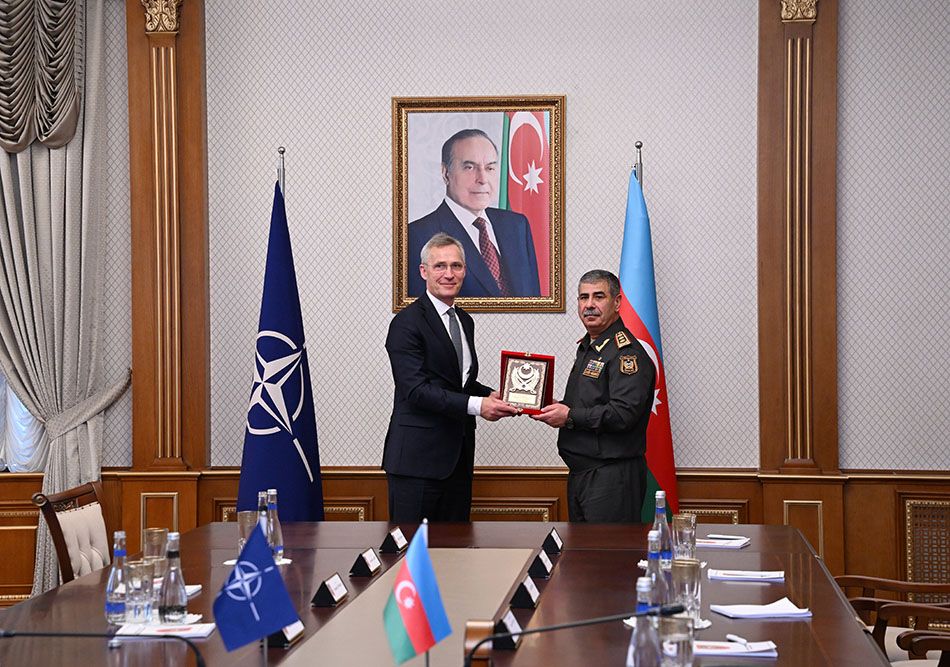 Zakir Həsənov NATO-nun Baş katibi ilə görüşüb -  FOTO