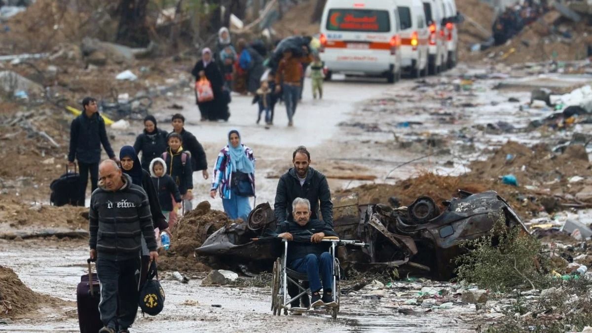 1,7 milyon fələstinli köçkün düşüb