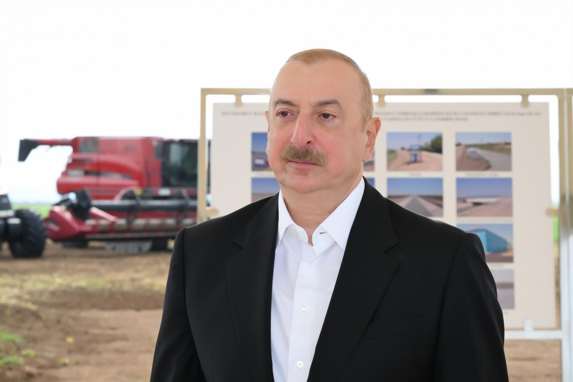 İlham Əliyev Hacıqabula getdi -  Yenilənib-FOTO