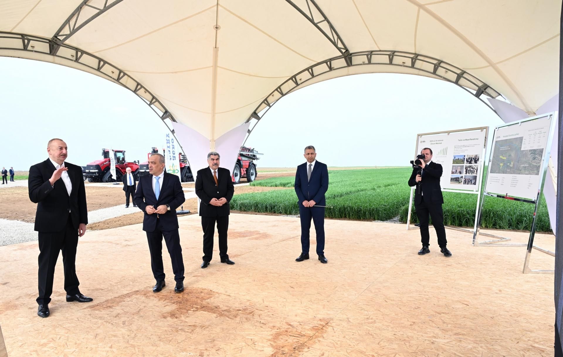 İlham Əliyev Hacıqabula getdi -  Yenilənib-FOTO