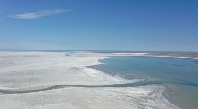 Aral dənizinin xilası: Qazaxıstanın səyləri davam edir - FOTO