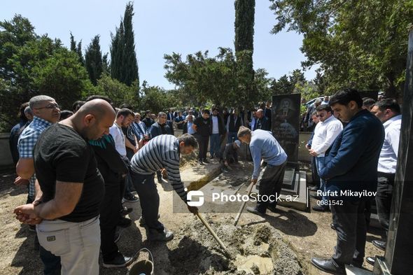 Nəsib Quliyev dəfn edildi -  FOTO