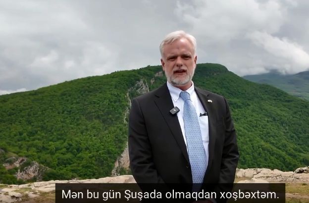 ABŞ səfiri: Şuşada olmaqdan xoşbəxtəm - VİDEO