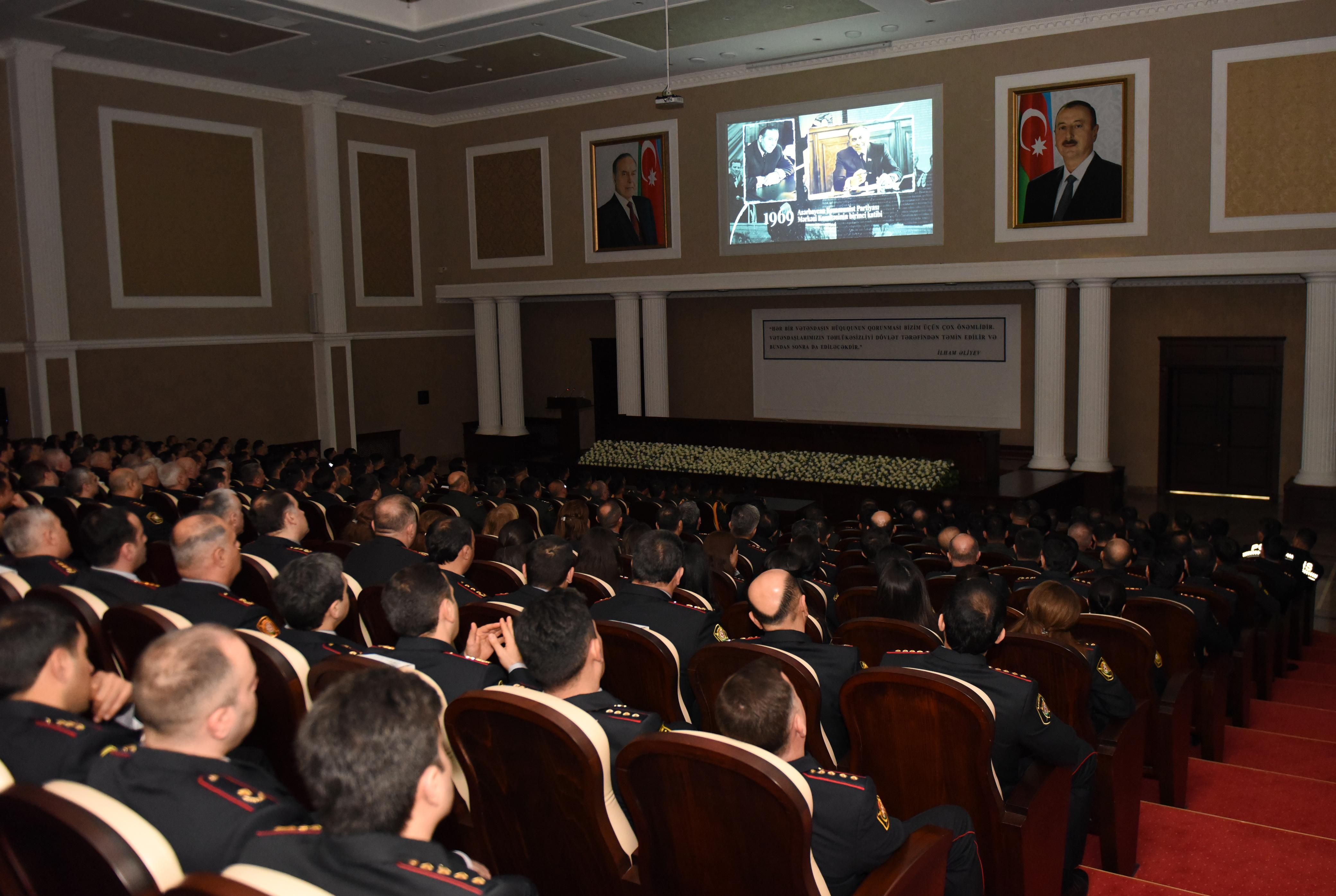 DİN-də Heydər Əliyevin anadan olmasının 101-ci ildönümünə həsr olunmuş tədbir keçirildi -  FOTO-VİDEO