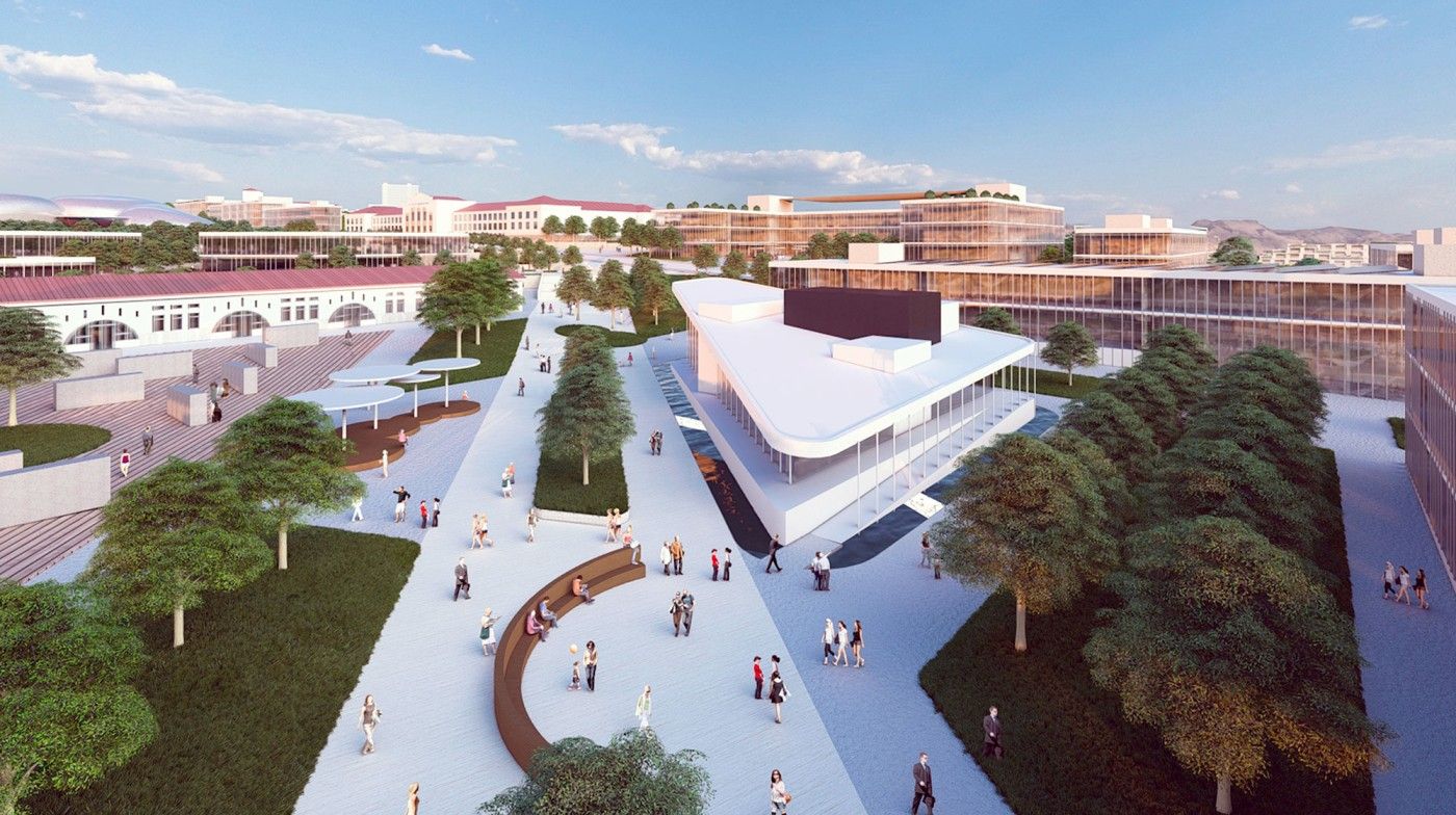 Qarabağ Universiteti belə olacaq - FOTO 