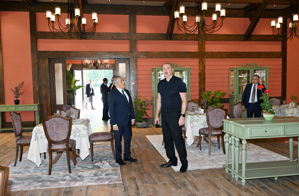 Prezident “İsa bulağı”nda çay içdi -  Yenilənib