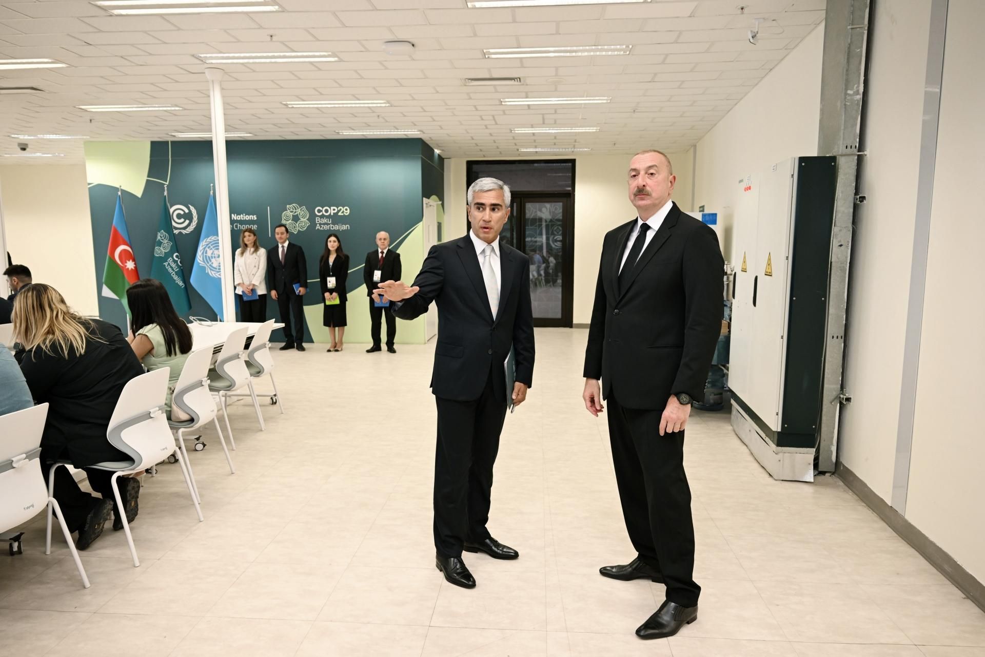 Prezident COP29-a hazırlıqla bağlı görülən işlərlə tanış oldu - FOTO Prezident COP29-a hazırlıqla bağlı görülən işlərlə tanış oldu - FOTO
