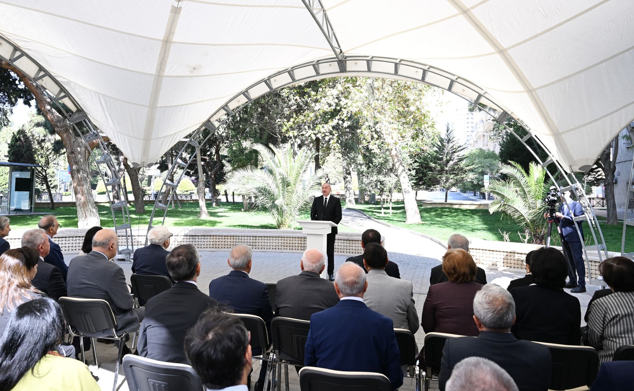 Prezident Aşıq Ələsgərin abidəsinin açılışında -  Yenilənib-FOTO