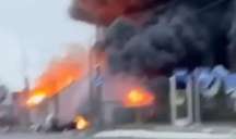 İrandakı qızlar məktəbinin vurulma anı - VİDEO