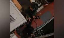 Bulvarda dənizdə batan qız xilas edildi - Anbaan VİDEO 