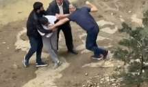 Yeni Günəşlidə insident: İki nəfər əlbəyaxa oldu - Anbaan video