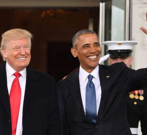 Tramp Obamanın İran siyasətini ələ salan kollaj yayımladı - FOTO