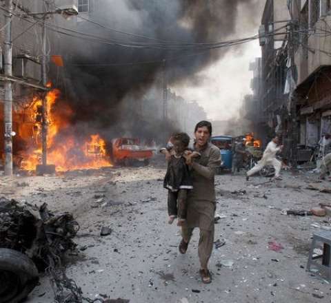 Nüvə dövlətinə hücum edildi, cavabı ağır oldu - Video 