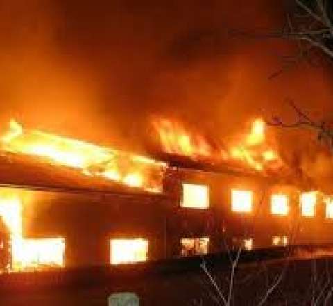 Salyanda fermada güclü yanğın: 30-dan çox mal-qara tələf oldu 